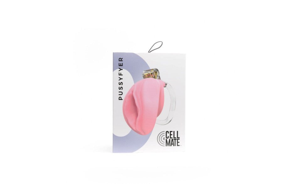 Sport Fucker Pussyfyer Pink Pussy Male Chastity Cage with Dual Lock System - - Male Chastity