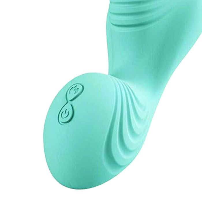 Adam & Eve The Wave Rider Triple Stimulator Grinder Pad Teal with Dual Motors - - Remote Control Vibrators