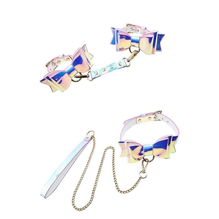 Adam & Eve The Fairy Iridescent Bondage Kit with Bow Details - - Bondage Kits