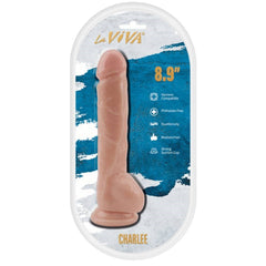 La Viva Charlee 8.9 Inches Realistic Dong Flesh - - Realistic Dildos