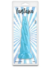 NS Novelties Fantasia Siren Flexible Anal Dildo Turquoise - - Anal Dildos