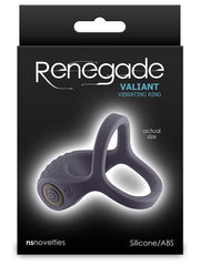 Renegade Valiant Rechargeable Mens Cock Ring Gray - - Vibrating Cock Rings