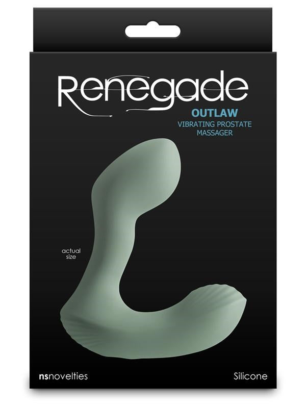 NS Novelties Renegade Outlaw Multi Functions Prostate Massager Sage Dual Motor - - Prostate Sex Toys