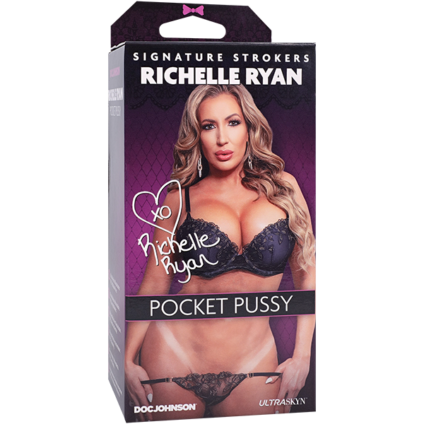 Doc Johnson Richelle Ryan Pocket Pussy Signature Strokers ULTRASKYN Masturbator - - Masturbators and Strokers