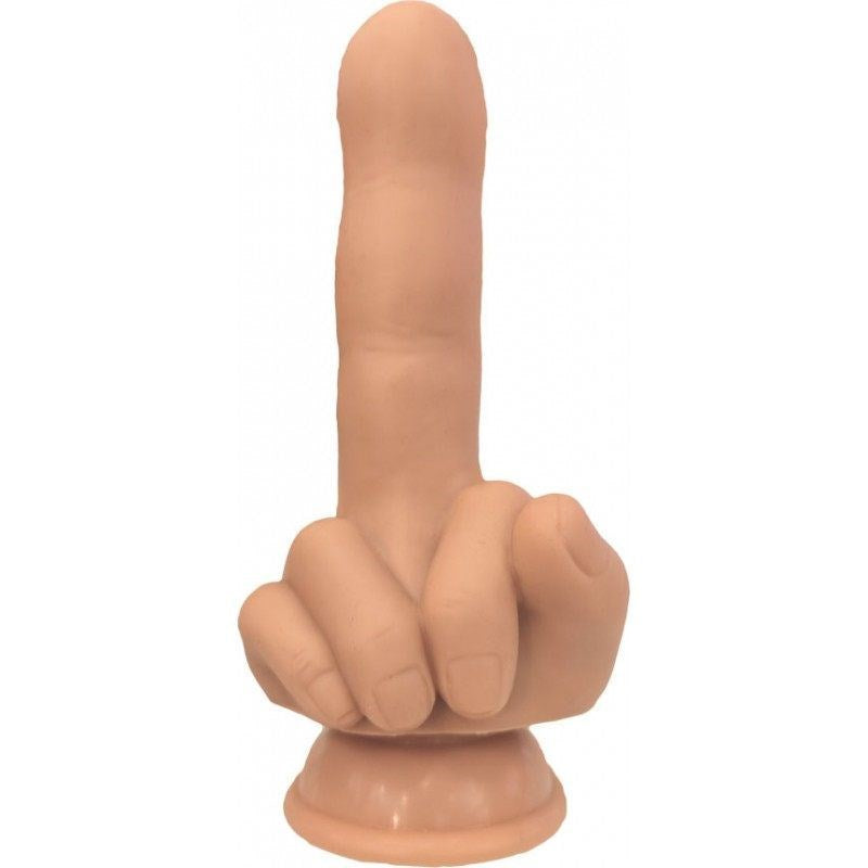 Hott Products Finger Fest Flip Off Realistic Dildo Flesh Bold Middle Finger - - Realistic Dildos
