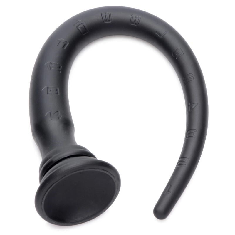 XR Brands Hosed Silicone Tapered Hose 15 Inch Anal Dildo with Measurements - - Anal Dildos