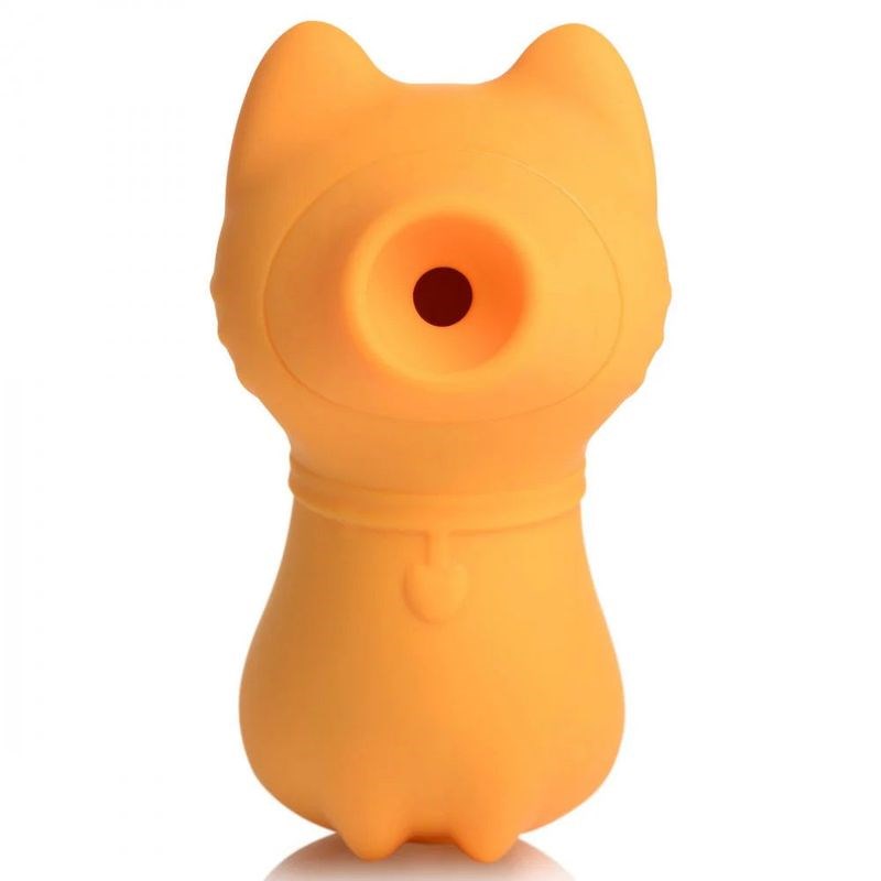 XR Brands Shegasm Sucky Kitty 7X Clitoral Stimulator Orange Air Stim Suction - - Clit Ticklers and Pulsators