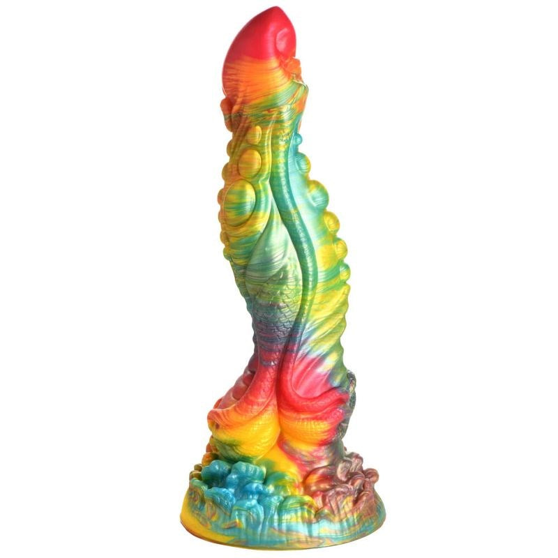 XR Brands Creature Cocks Majestic Merman Fantasy Silicone Dildo with S Curve - - Realistic Dildos