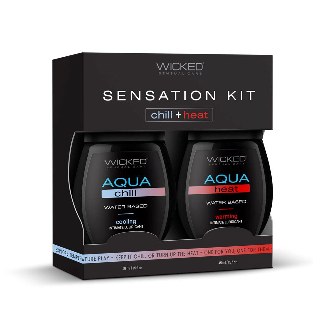 Wicked Sensual Care Wicked 2 Pack Water Based Lubricant Sensation Kit 120 ml - - Water Based Lubes