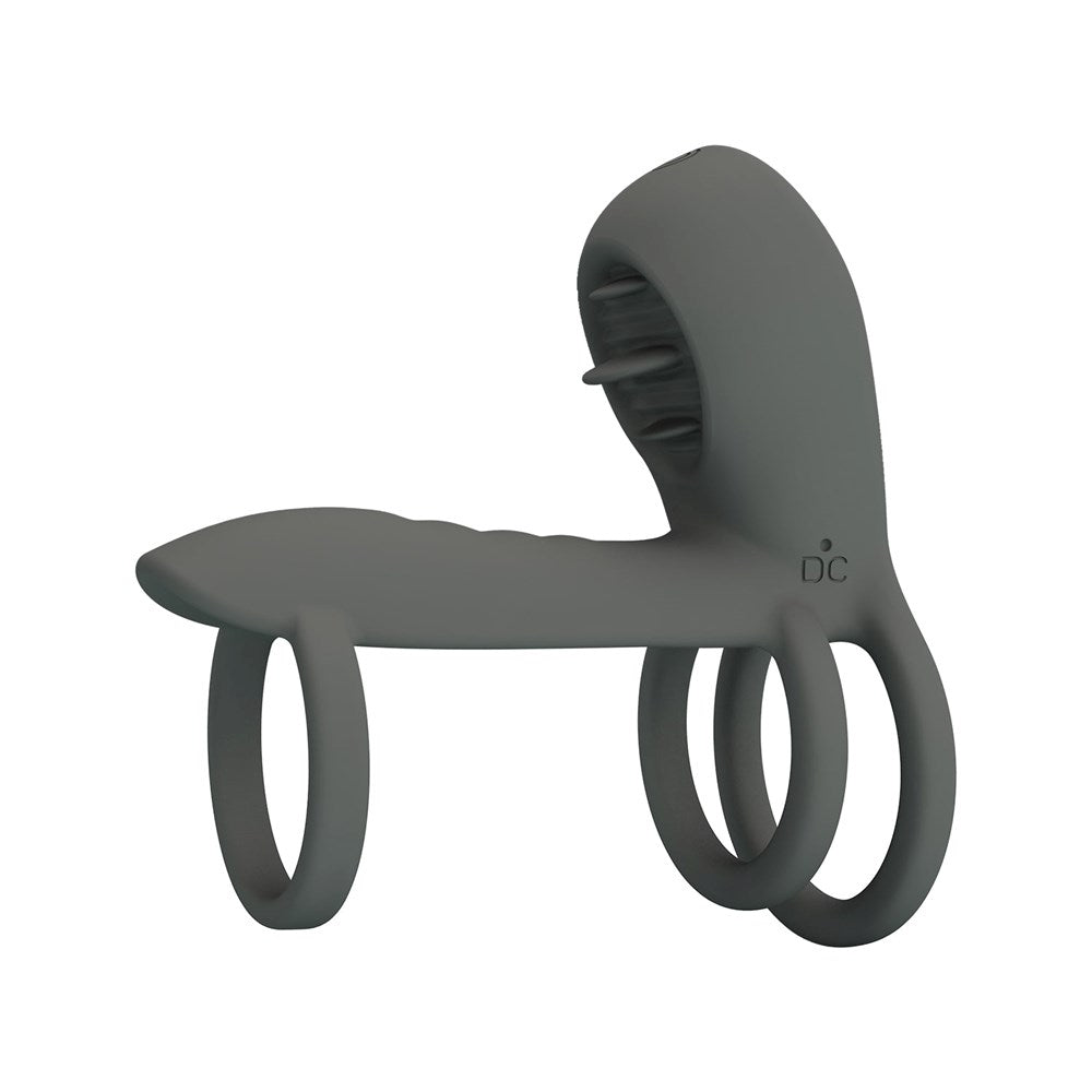 Pretty Love Jammy Master Vibrating Cock Ring Grey - - Vibrating Cock Rings