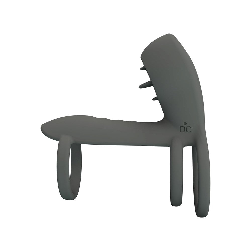 Pretty Love Jammy Master Vibrating Cock Ring Grey - - Vibrating Cock Rings