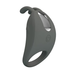 Pretty Love Stratus Rechargeable Master Cock Ring Grey - - Vibrating Cock Rings