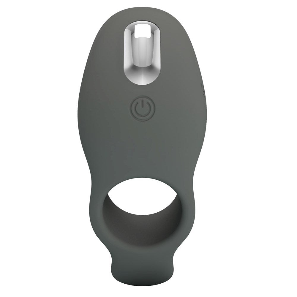 Pretty Love Cumulus Master Ring Erection Enhancer Grey - - Vibrating Cock Rings