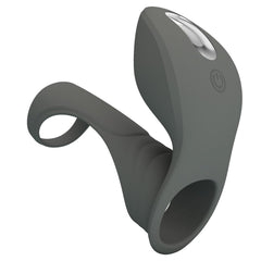 Pretty Love Cirrus Master Rechargeable Penis Ring Grey - - Vibrating Cock Rings