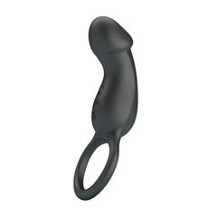 Pretty Love Super Power Trae Mens Cock Ring Black - - Vibrating Cock Rings
