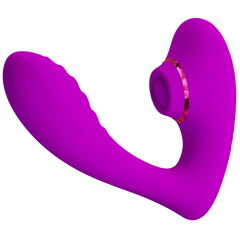 Pretty Love Nauty Rechargeable Clitoral Stimulator Purple - - Clit Ticklers and Pulsators