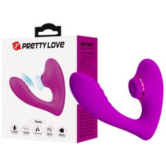 Pretty Love Nauty Rechargeable Clitoral Stimulator Purple - - Clit Ticklers and Pulsators