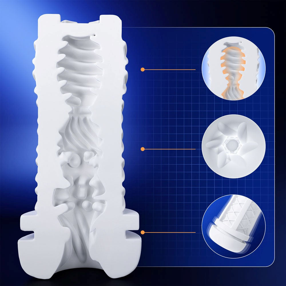 Topco CyberSkin The Warrior Male Stroker Replacement Sleeve Premium Material - - Masturbators and Strokers