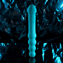 Evolved FLIP FLOP Dual Ended Vibrating Dildo Blue - - Vibrating Dildos