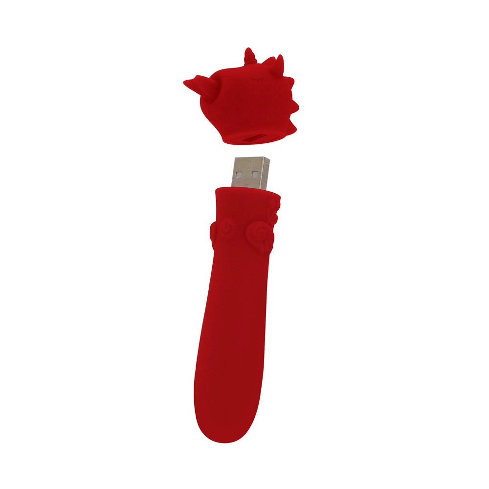 Unihorn Blaze Diablo Bullet Vibe Red Powerful Clitoral Stimulation - - Bullet Vibrators