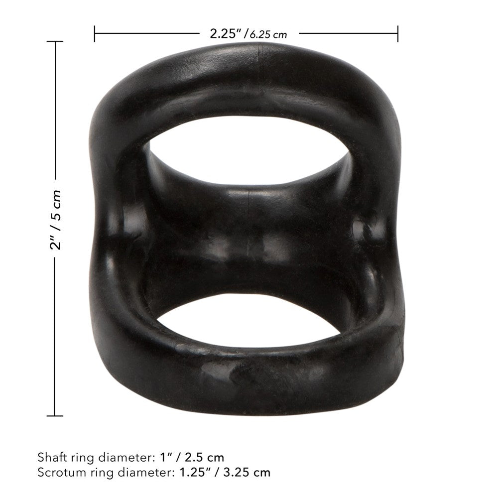Colt Snug Tugger Erection Enhancer Cock Ring Black - - Stretchy Cock Rings