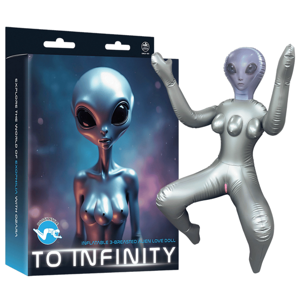 Excellent Power Ozara Doggy Style Alien Inflatable Love Doll - - Love Dolls