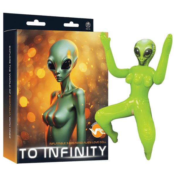 Excellent Power Ynez Doggy Style Inflatable Alien Love Doll - - Love Dolls