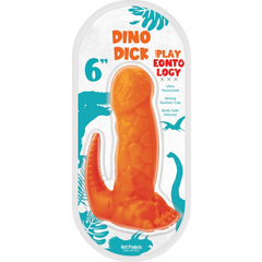 Hott Products Dino Dick Fantasy Dildo Orange - - Realistic Dildos