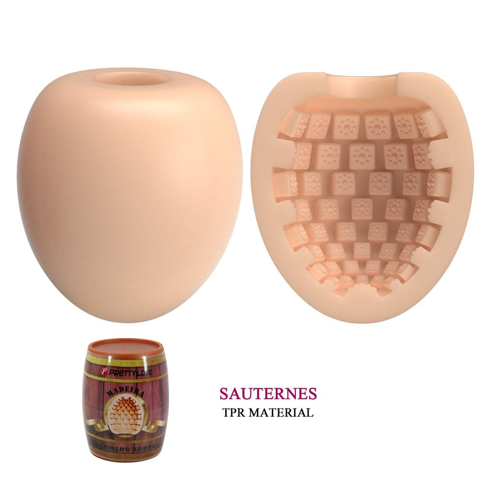 Pretty Love Madeira Charming Barrel Masturbator Peach - - Masturbators and Strokers