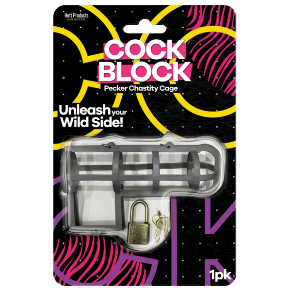 Hott Products Cock Block Pecker Chastity Cage - - Party Gifts and Novelties