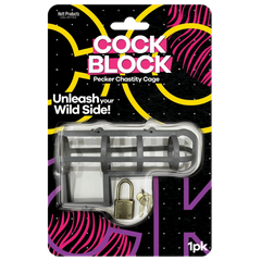 Hott Products Cock Block Pecker Chastity Cage - - Party Gifts and Novelties