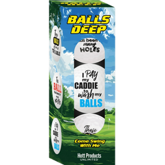 Hott Products Balls Deep Novelty Golf Balls - - Party Gifts and Novelties