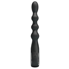 Pretty Love Federer Rechargeable Anal Vibrator Black - - Anal Vibrators