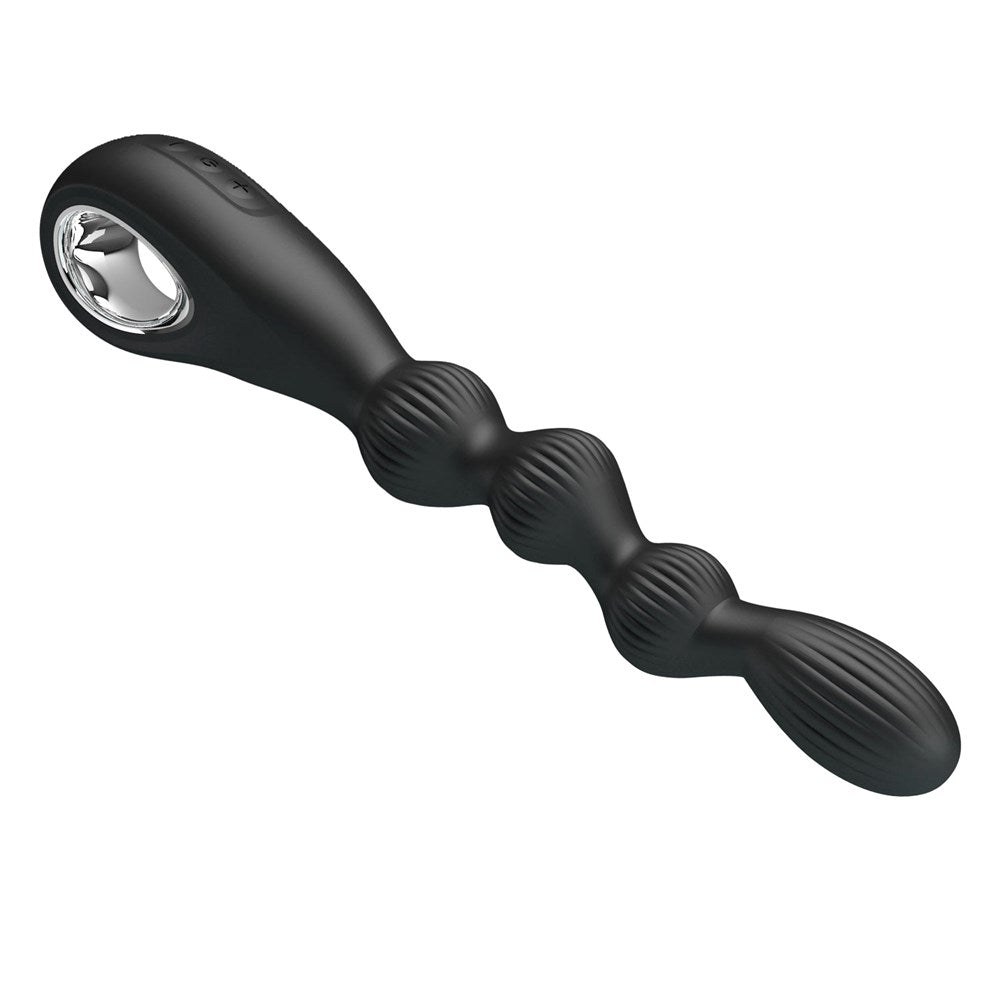 Pretty Love Federer Rechargeable Anal Vibrator Black - - Anal Vibrators