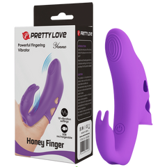 Pretty Love Yenna Rechargeable Honey Finger Vibrator Purple - - Finger and Tongue Vibrators