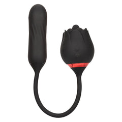 California Exotics Elite Lover Clitoral Vibrator Black - - Clit Ticklers and Pulsators