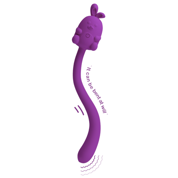 Pretty Love Cute Bunny Flirting Stick Personal Massager - - Personal Massagers