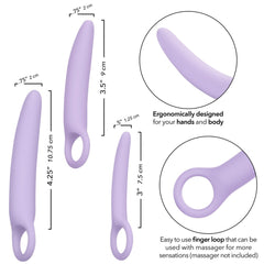 Dr. Laura Berman Alena Set Of 3 Silicone Dilators - - Clit Ticklers and Pulsators