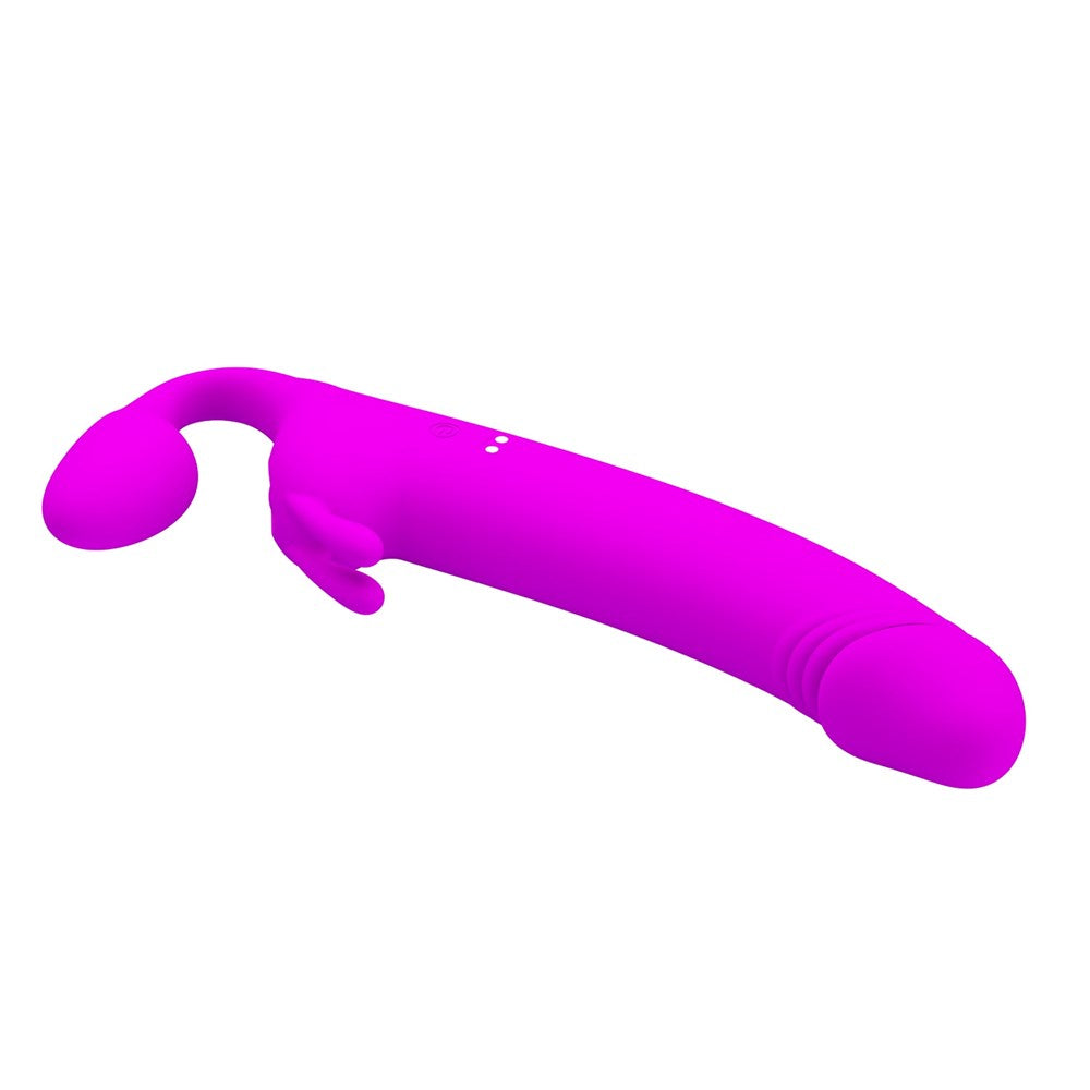 Pretty Love Zanini Vibrating Strapless Strap On Purple - - Strap On Sextoys