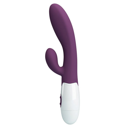 Pretty Love Alvis 30 Functions Rabbit Vibrator Purple - - Rabbit Vibrators