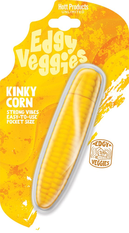 Hott Products Edgy Veggies Corn Cob Shaped Bullet Vibrator - - Bullet Vibrators