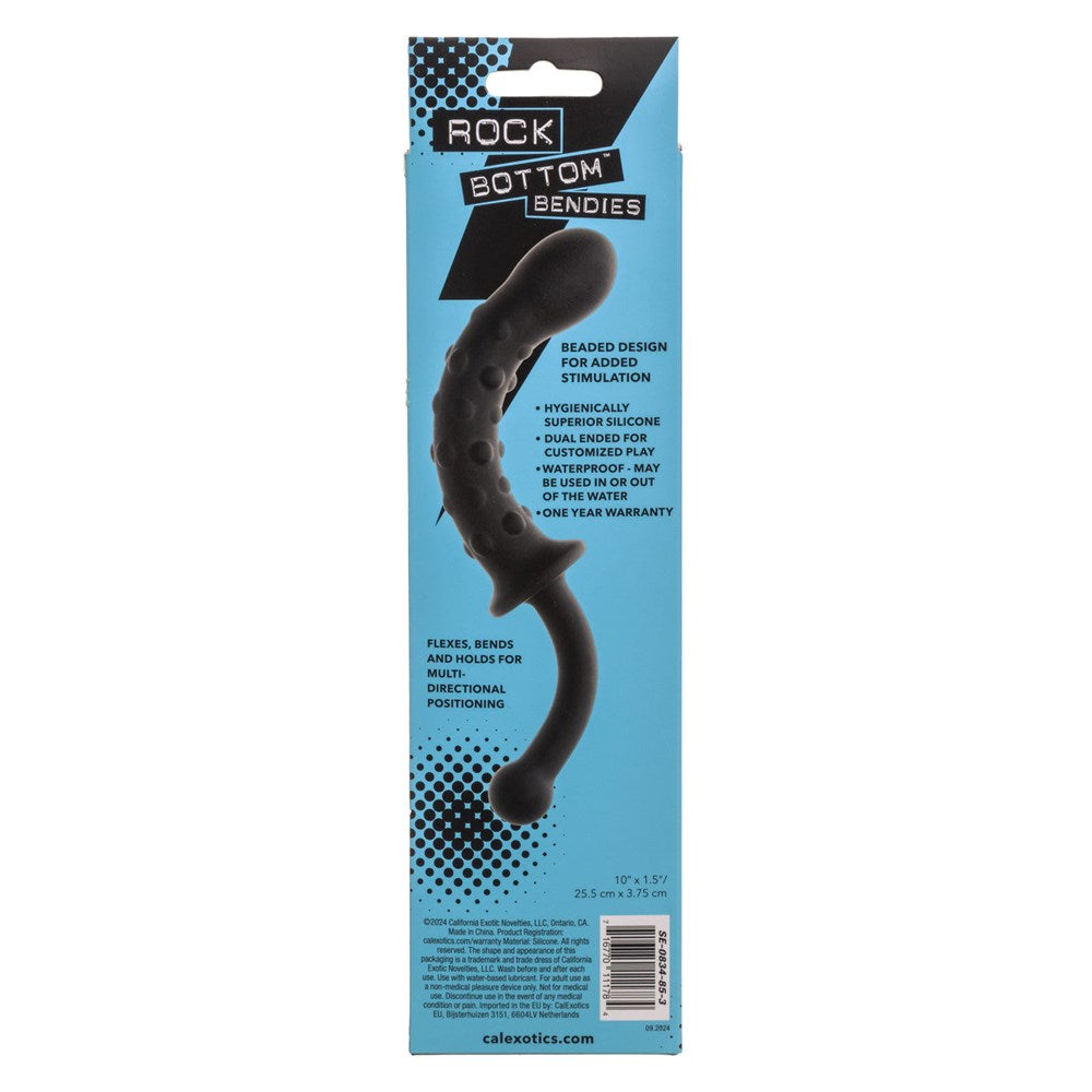 California Exotics Rock Bottom Bendies Bendy Beaded Anal Probe Shape Memory - - Butt Plugs