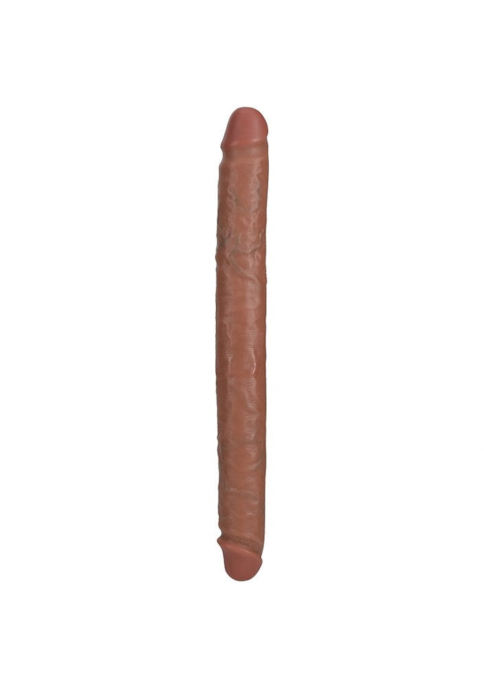 Shots Toys REALROCK 35 cm Slim Double Ender Realistic Dildo Ultra Realistic - - Double Ender