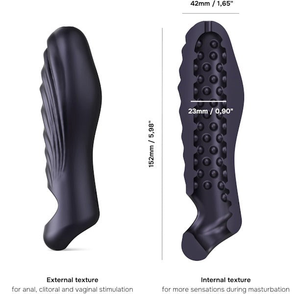 MANWAN Ryzer Mens Silicone Penis Sleeves 3 in 1 Enhancement - - Penis Sleeves and Extenders