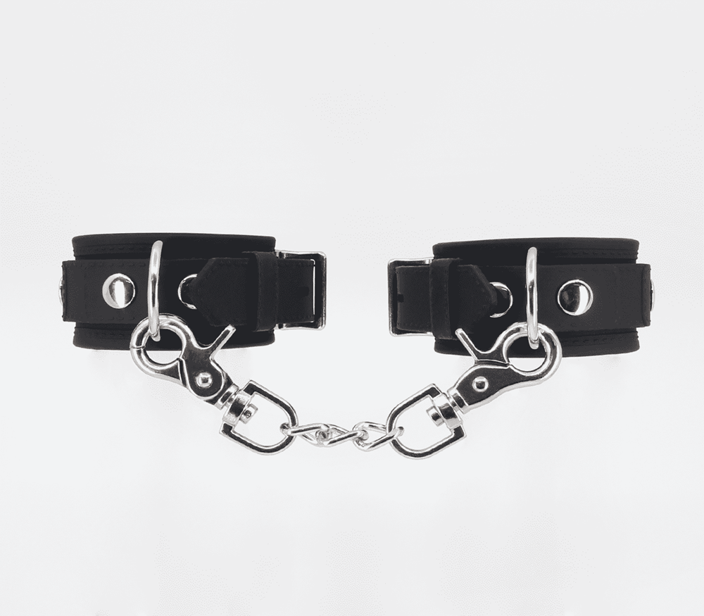 Love In Leather Heavyweight Silicone Wrist Cuffs - Default Title - Cuffs And Restraints