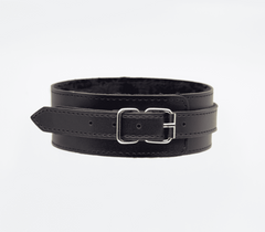 Berlin Baby Fur Lined PU Collar and Lead Set - - Collars and Leads