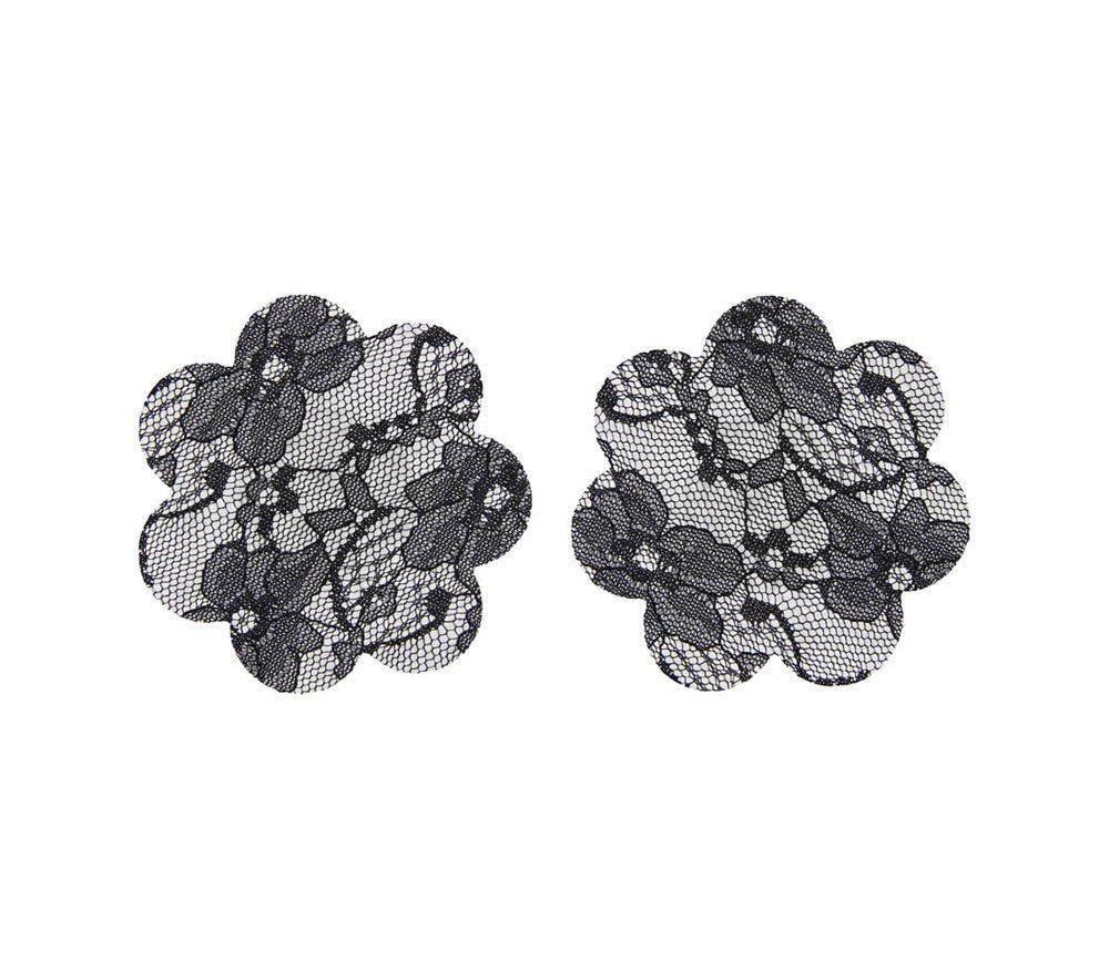 Love In Leather Sheer Lace Womens Nipple Covers Elegant Coverage - Default Title - Breast and Nipple Toys