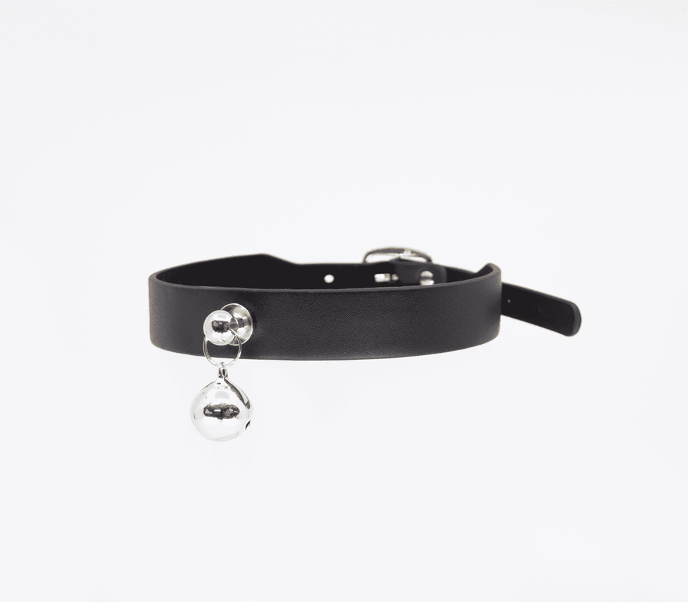 Berlin Baby Faux Flat Leather Cat Collar - - Collars and Leads