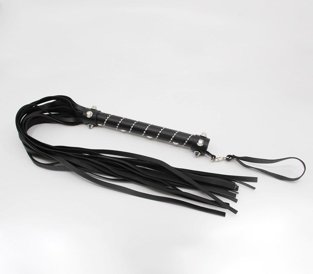 Berlin Baby Chain Handle BDSM Play Flogger - - Whips And Crops