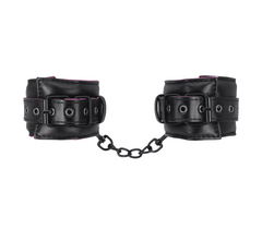 Berlin Baby Padded PU Leather Wrist Cuffs - - Cuffs And Restraints